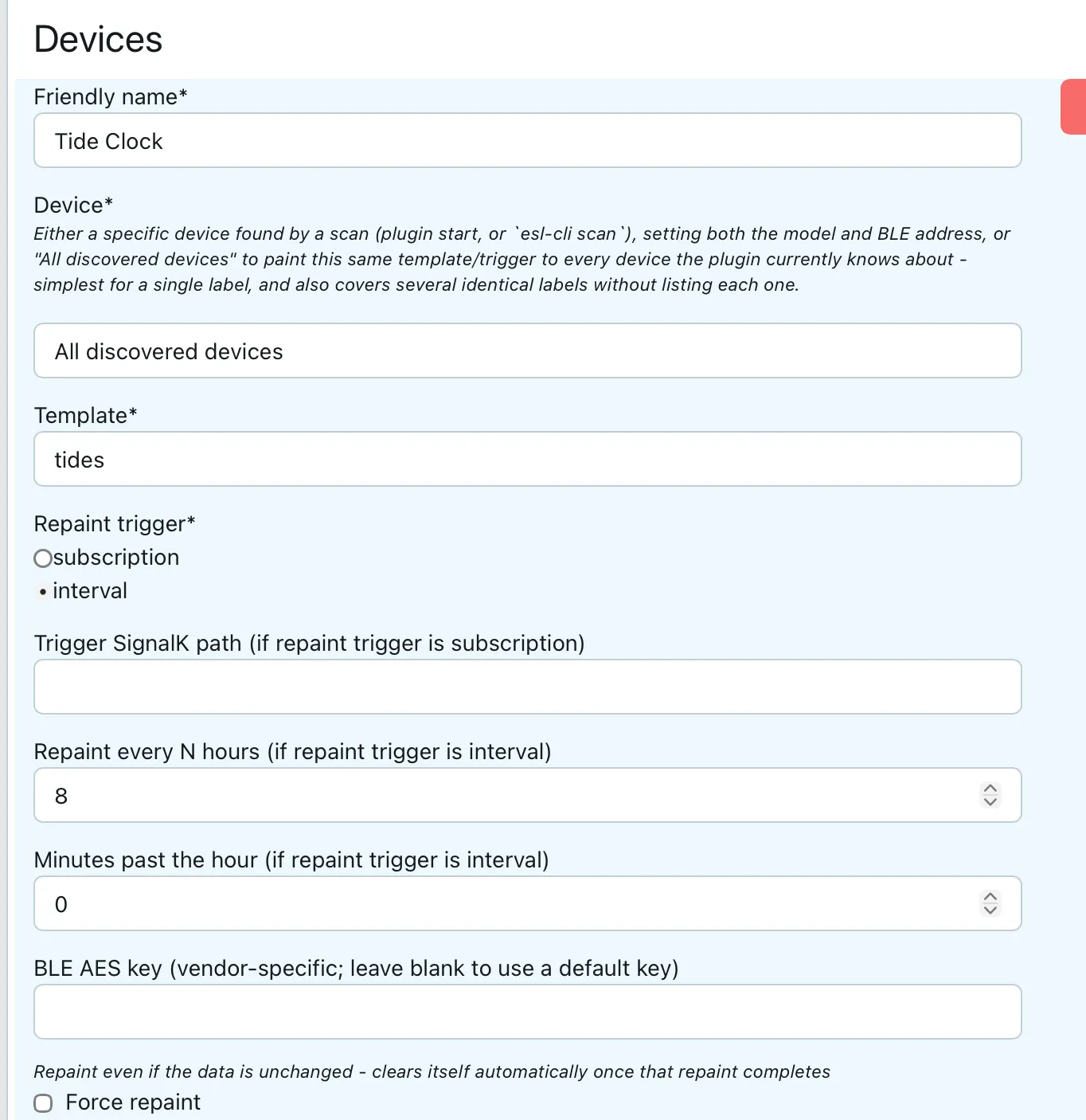 Label Config